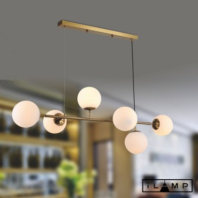 Подвесной светильник iLamp GOLDEN 9136P/6 GOLD&amp;WHITE