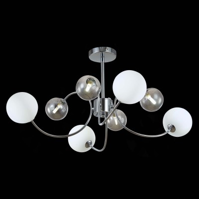 SLE220912-08 Светильник потолочный Хром/Белый, Дымчатый G9 LED 8*5W