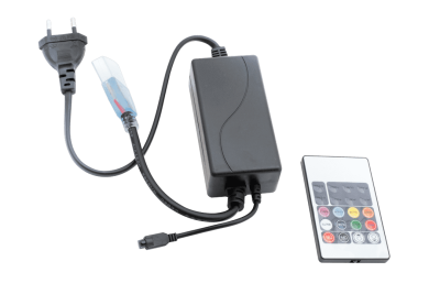 Контроллер черный для ленты SMD-5050 RGB 220 вольт RF-LT5-RGB-20 000035
