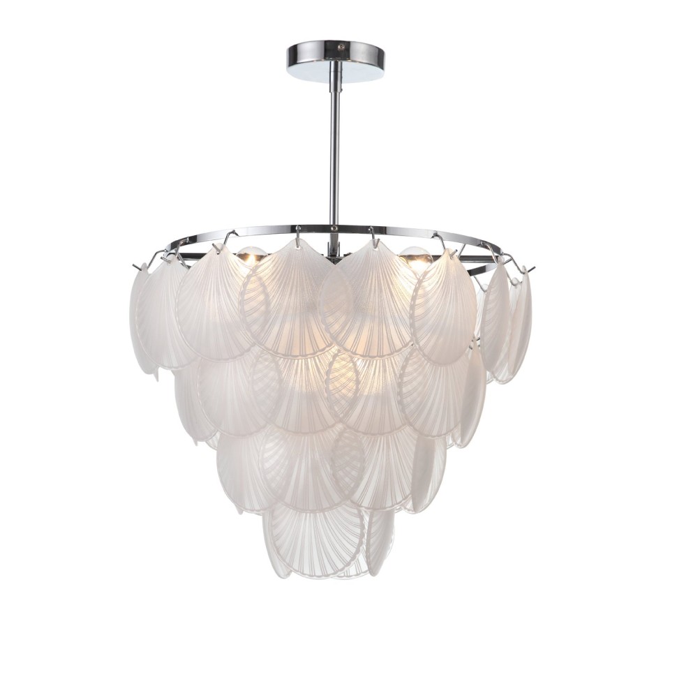 SLE104102-06 Светильник потолочный Хром/Белый E14 6*60W