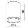 Потолочный светильник Technical C029CL-01B