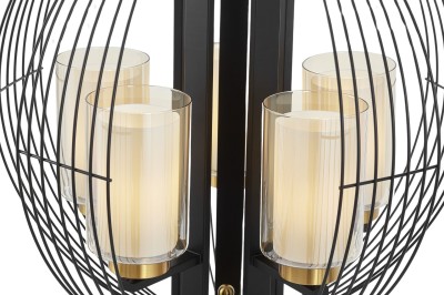 Подвесной светильник Lumina Deco Ponti LDP 1245-5 BK+MD