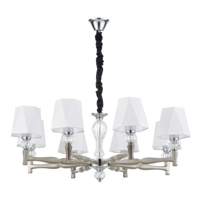 Люстры Подвесные Escada 672/8S E27*60W Nickel