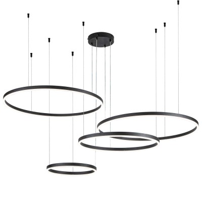 INDIGO Подвесной светильник GALASS 14001/4P Black