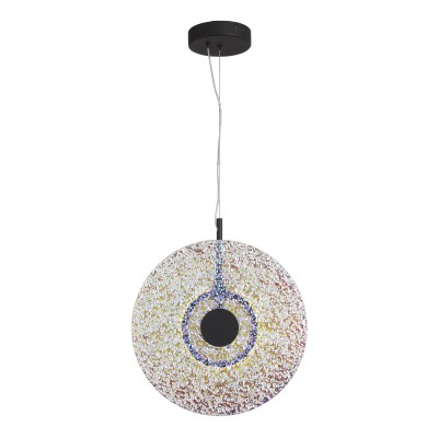 SL6142.423.01 Светильник подвесной ST-Luce черный/радужный LED 1*8W 4000K