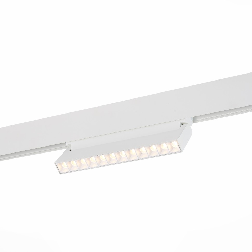 ST364.536.12 Магнитный трековый светильник белый LED 1*12W 3000K 1 009Lm Ra>80 36° IP20 L219xW22xH108 48V