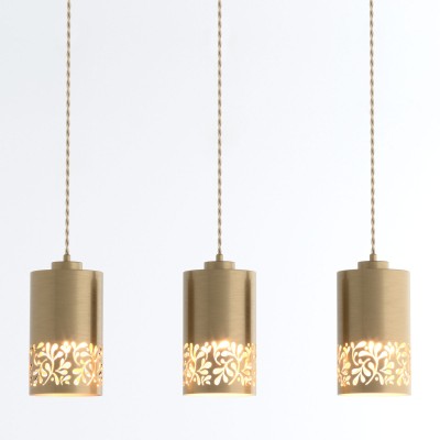 Подвесной светильник Eurosvet 50071/3 античная бронза