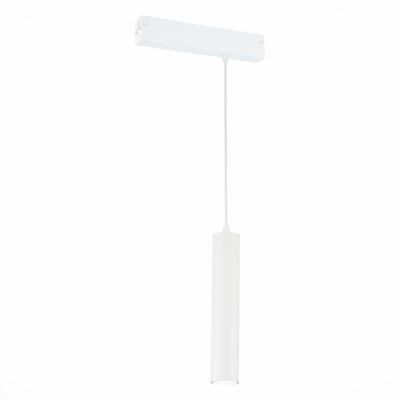 ST507.503.01 Св-к трек. Белый GU10 1*50W  IP20 D54xH290 180-240V Без ламп