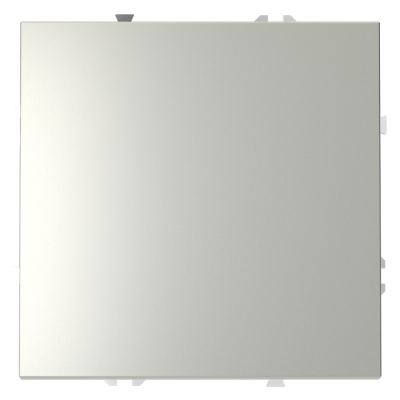 Выключатель с самовозвратом встраиваемый VOLTUM S70 одноклавишный 10А, (сталь)