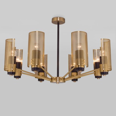 Люстра на штанге Eurosvet 70139/8 латунь