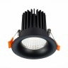 ST703.448.10 Св-к встр. Черный LED 1*10W 4000K 900Lm Ra>90 38° IP20 D85xH75 170-240V