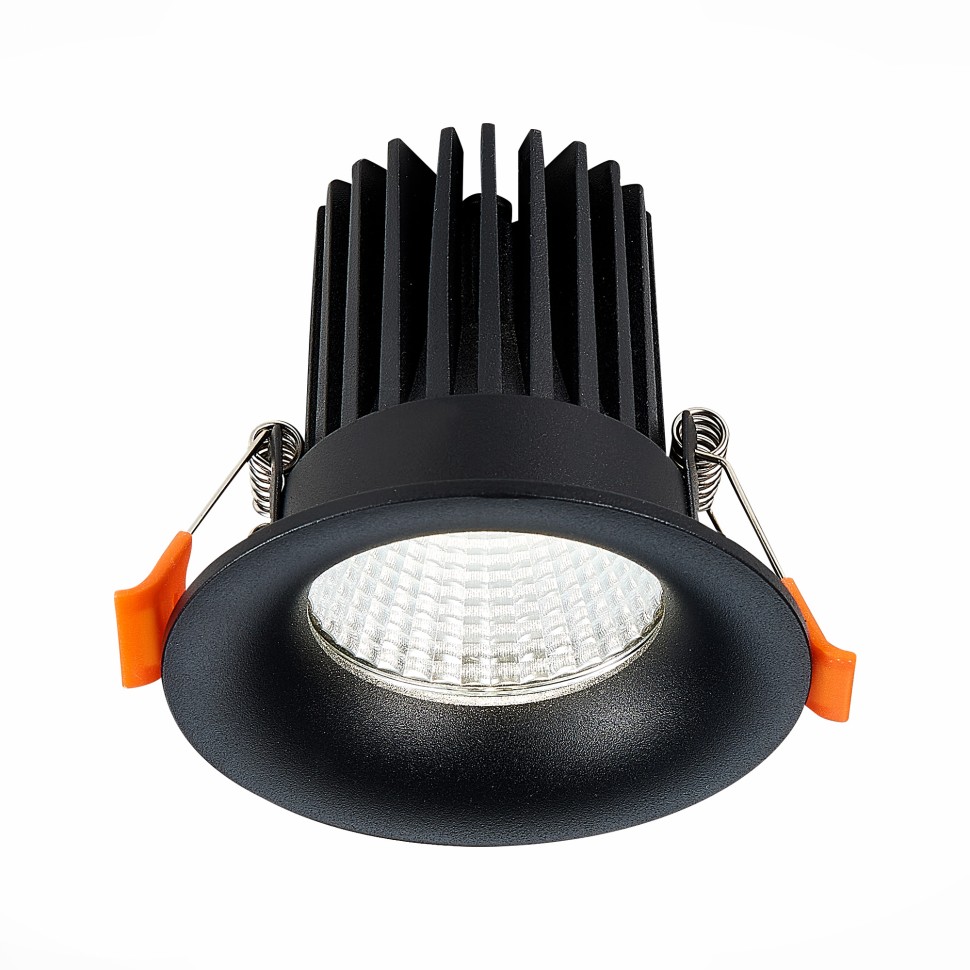 ST703.448.10 Св-к встр. Черный LED 1*10W 4000K 900Lm Ra>90 38° IP20 D85xH75 170-240V