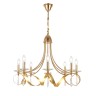 SLE120213-08 Светильник подвесной Французское золото E14 8*40W