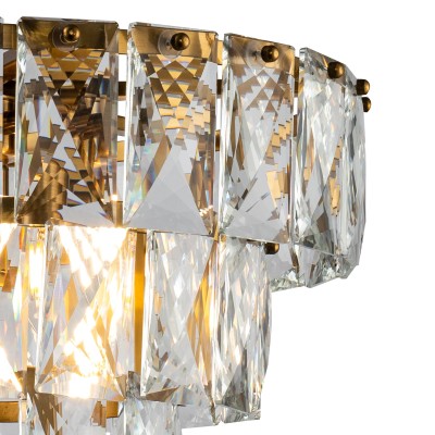 Люстра Delight Collection KG1113P-7 brass/clear