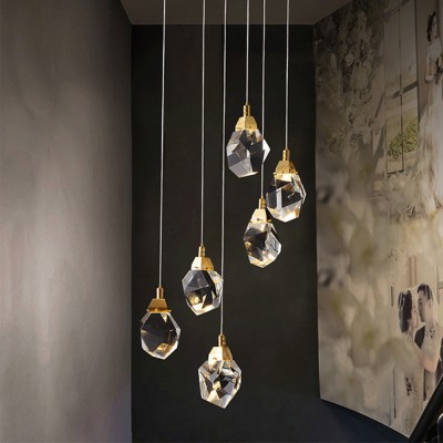 Подвесной светильник Delight Collection 9701P/6R brass