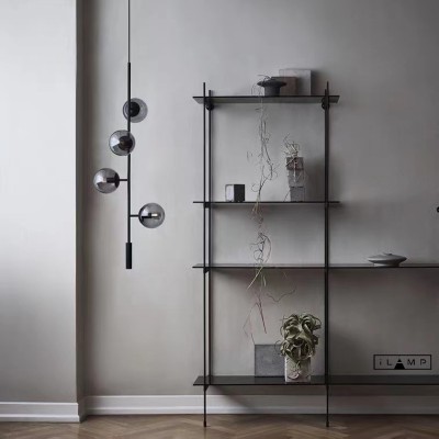 Подвесной светильник iLamp ARTIS 8149P/4B BLACK&amp;SMOKY