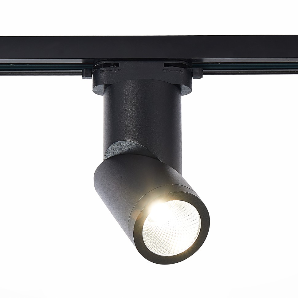 ST650.436.10 Св-к трек. Черный LED 1*10W 3000K 800Lm Ra>90 38° IP20 D60xH190 165-265V