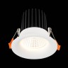 ST703.538.10 Св-к встр. Белый LED 1*10W 3000K 900Lm Ra>90 38° IP20 D85xH75 170-240V