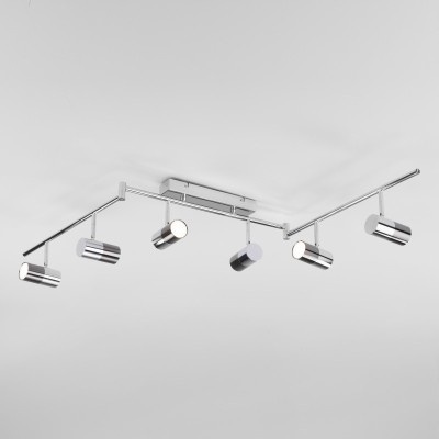 Спот Eurosvet 20086/6 LED хром/черный жемчуг