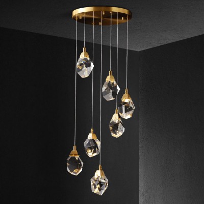 Подвесной светильник Delight Collection 9701P/7R brass