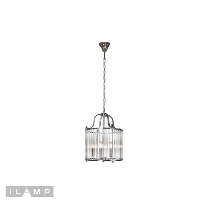 Подвесная люстра iLamp Qeens P2437-5 Nickel (Уцененный товар)