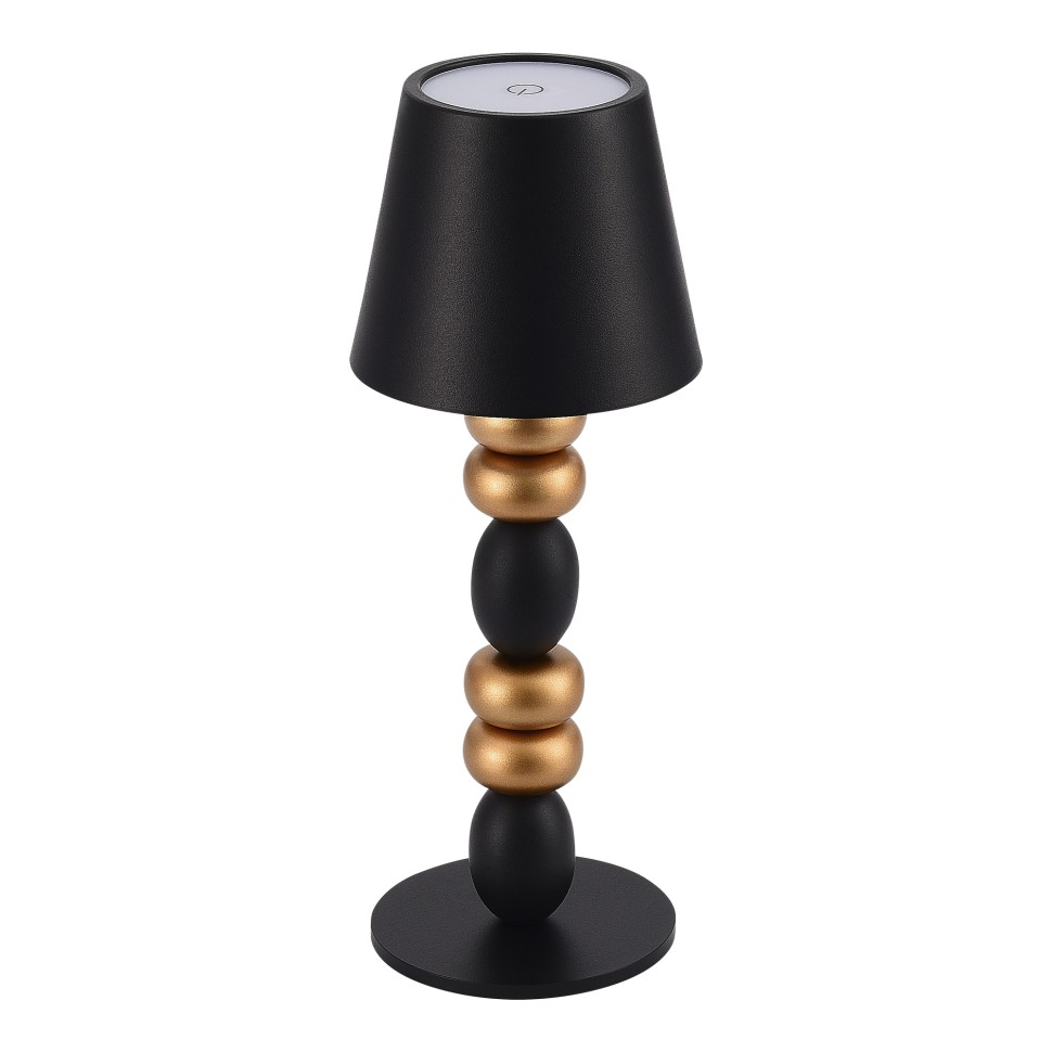 SL1011.414.01 Прикроватная лампа ST-Luce Черный, Золотистый/Черный LED 1*3W 3000-6000K