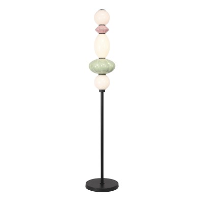 SL6134.405.01 Светильник напольный ST-Luce черный/розовый, зелёный, опаловый LED 1*20W 3000K