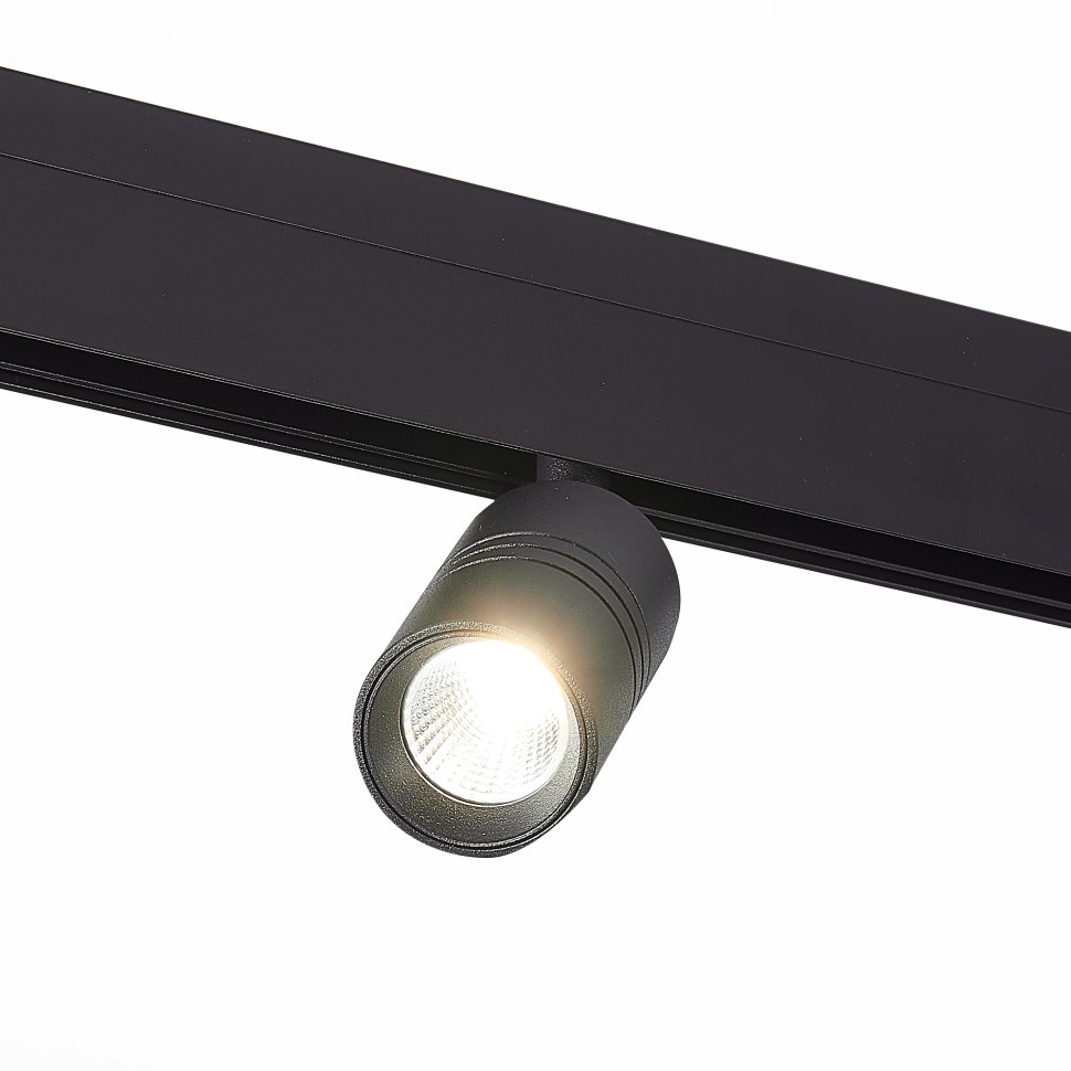 ST365.436.07 Магнитный трековый светильник Черный LED 1*7W 3000K 595Lm Ra>90 36° IP20 L-xW44xH90 48V