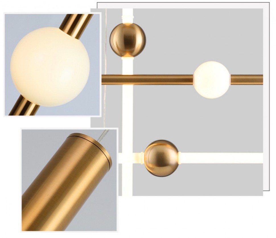 Подвесной светильник Delight Collection 10053P/4 gold