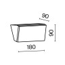Настенный светильник (бра) Outdoor O436WL-L10GF3K