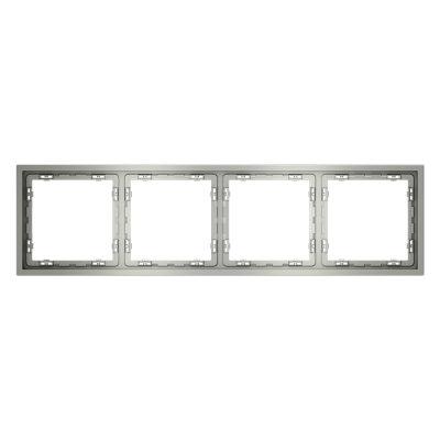 Рамка пластиковая VOLTUM S70 на 4 поста, (сталь)