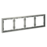 Рамка пластиковая VOLTUM S70 на 4 поста, (сталь)