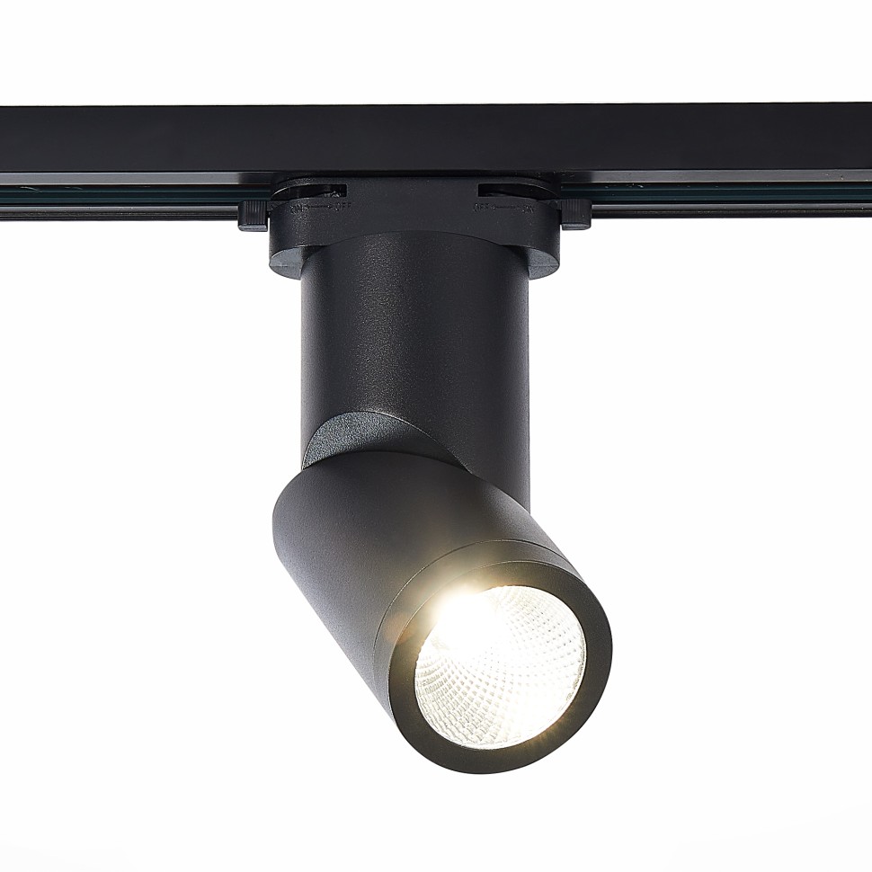 ST650.446.10 Св-к трек. Черный LED 1*10W 4000K 800Lm Ra>90 38° IP20 D60xH190 165-265V