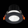 ST704.438.10 Св-к встр. Черный LED 1*10W 3000K 900Lm Ra>90 38° IP20 D80xH60 170-240V