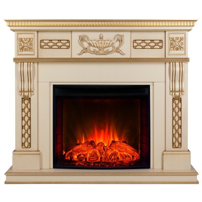 Электрокамин Corsica Lux 25,5/26 WT с очагом Evrika 25,5