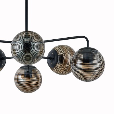 Светильники На штанге Escada 646/6P E27*60W Black