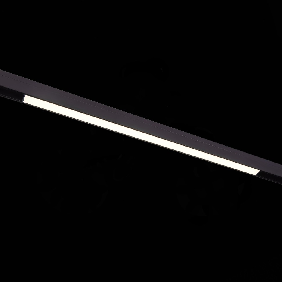 ST360.446.20 Магнитный трековый светильник Черный LED 1*20W 4000K 1 300Lm Ra>90 120 IP20 L606xW22xH4
