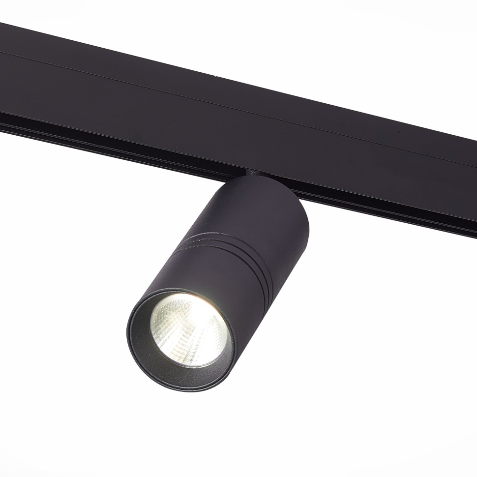 ST365.436.18 Магнитный трековый светильник Черный LED 1*18W 3000K 1 530Lm Ra>90 36° IP20 L-xW60xH148 48V