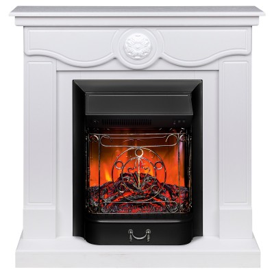 Электрокамин Aurora WT с очагом Majestic Lux Black