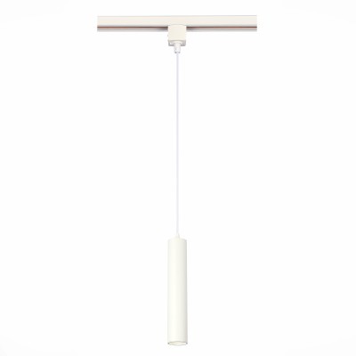 ST151.506.01 Светильник трековый Белый GU10 1*50W IP20 D54xH290 220V Без ламп