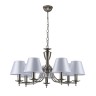 Люстры Подвесные Escada 1144/7PL E14*40W Satin nickel