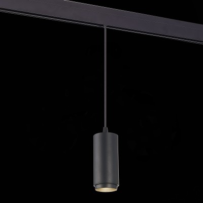 ST357.433.06 Магнитный трековый светильник подвесной ZOOM Черный LED 1*6W 3000K 667Lm Ra&gt;80 10-60° I