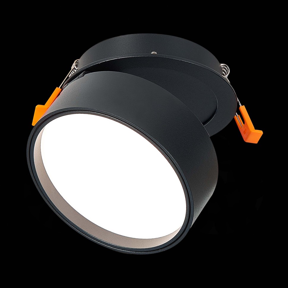 ST651.448.14 Встраиваемый поворотный светильник Черный LED 1*14W 4000K 1 100Lm Ra>90 120° IP20 D105x