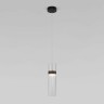 Подвесной светильник Eurosvet 50244/1 LED черный/прозрачный