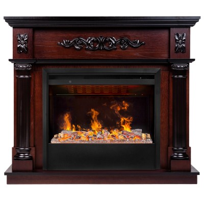 Электрокамин Silvia 26 AO с очагом 3D Helios 26 SBG