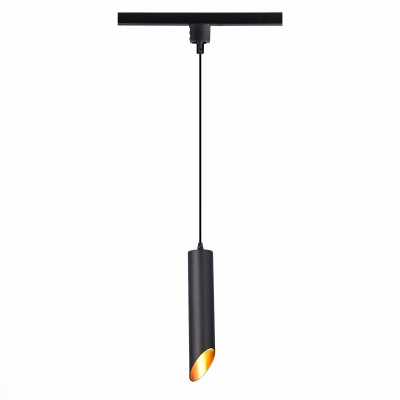 ST152.406.01 Светильник трековый Черный GU10 1*50W IP20 D60xH300 220V Без ламп