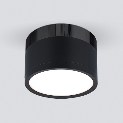 Накладной светильник Elektrostandard DLR029 10W 4200K черный матовый/черный хром