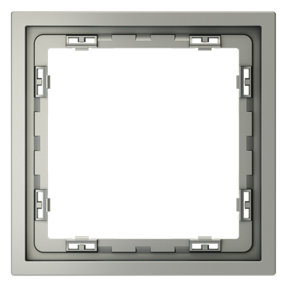 Рамка пластиковая VOLTUM S70 на 1 пост, (сталь)