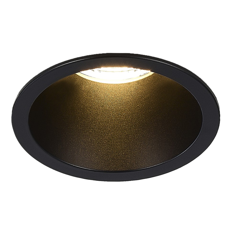 ST754.438.07 Св-к встр. Черный LED 1*7W 3000K 560Lm Ra80 60° IP20 D60xH79 100-240V