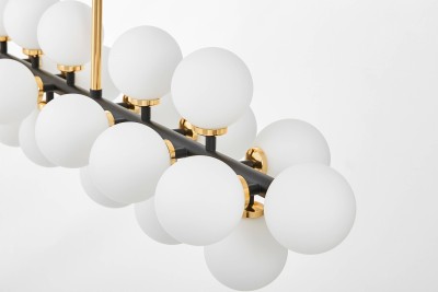 Подвесной светильник Lumina Deco Marsiada LDP 6033-24 BK+GD